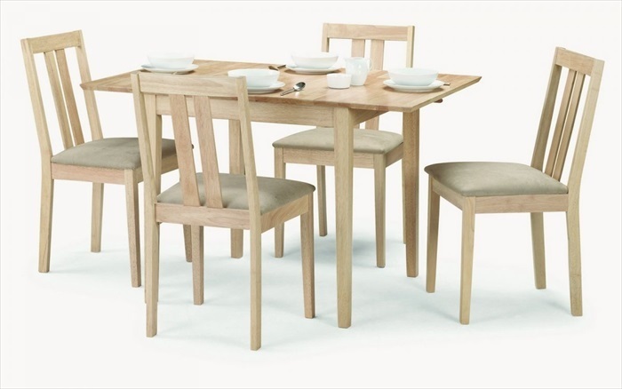 Rufford Dining Set Natural (4 Chairs)