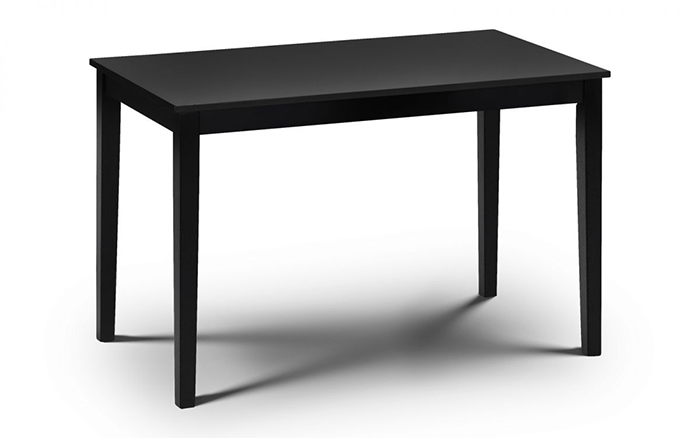 Hudson Black Dining Table - Click Image to Close