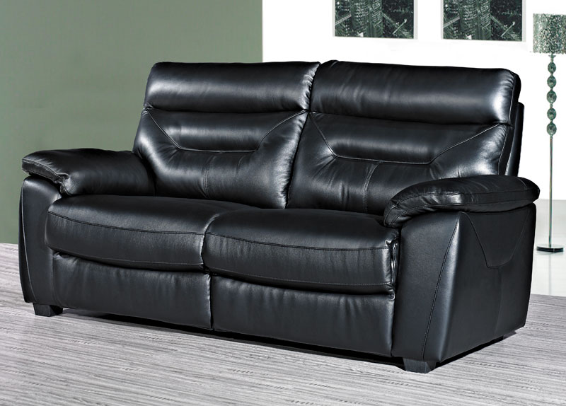 Como Leather 3 Seater Sofa