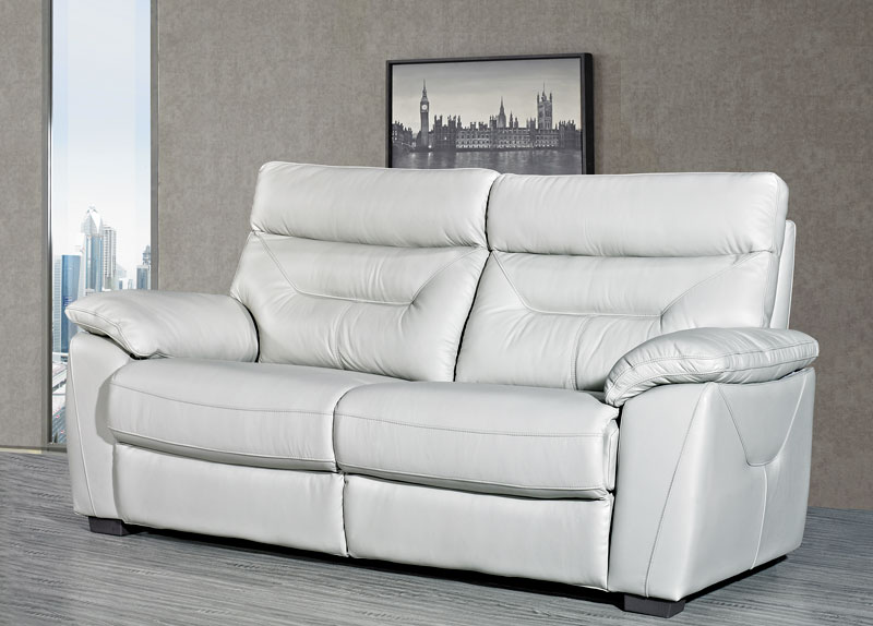 Como Leather 3 Seater Sofa - Click Image to Close
