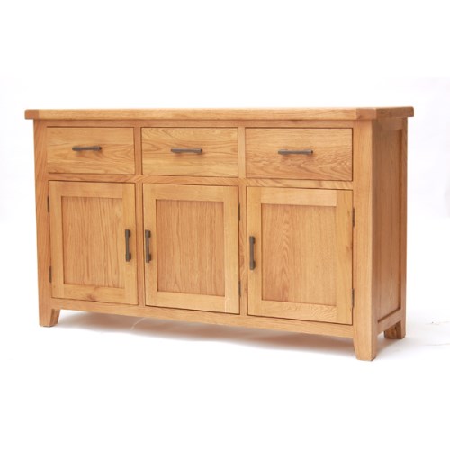 Hampshire Range Solid Oak Large Sideboard