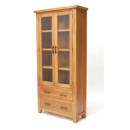 Hampshire Range Solid Oak Display Cabinet