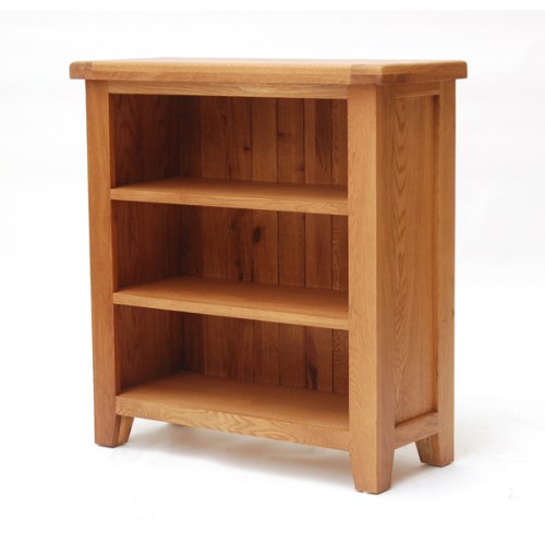 Hampshire Range Solid Oak Low Bookcase