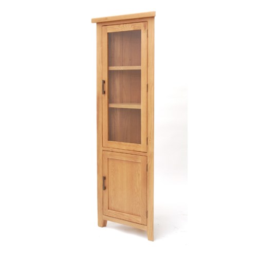 Hampshire Range Solid Oak Corner Display Unit