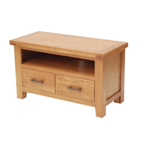 Hampshire Range Solid Oak Rectangular Tv Unit