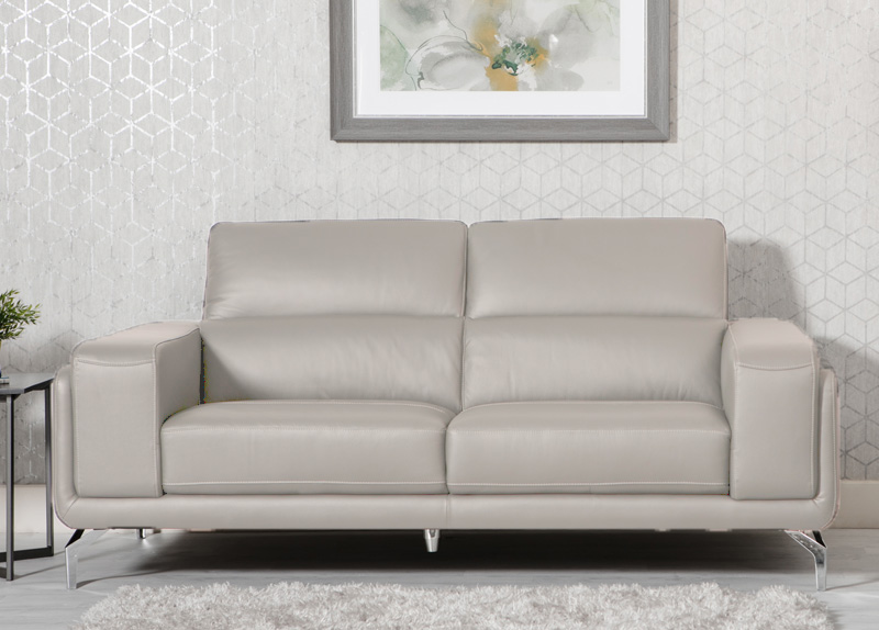 Linea Leather 3 Seater Sofa