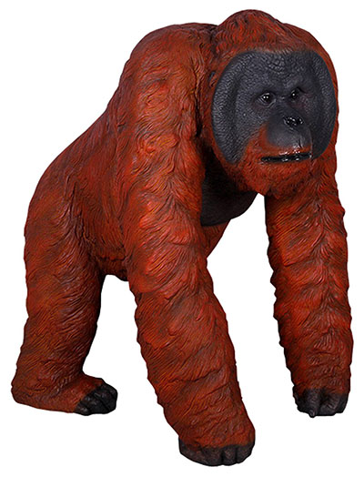 Resin Walking Male Orangutan