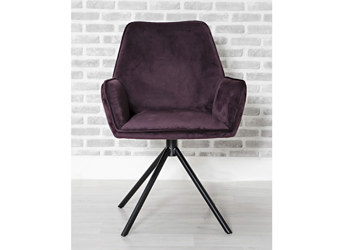 Uno Dining Chair Velvet - Click Image to Close
