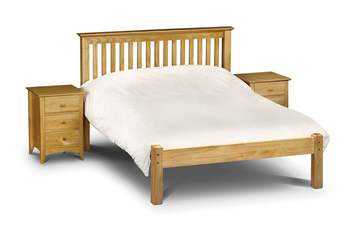 Barcelona Bed Low Foot End Pine King