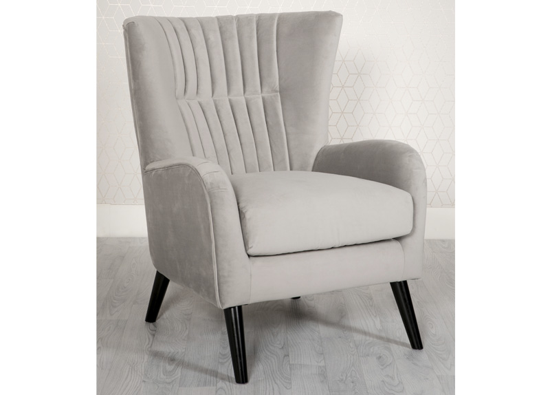 Brook Velvet Accent Chair