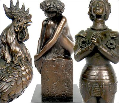 Hot Cast Bronze Figurines