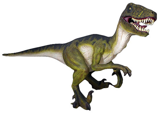Resin Dromaesaurus Dinosaur - Click Image to Close
