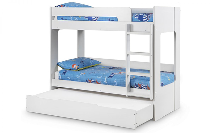 Ellie Bunk Bed All White Finish Single