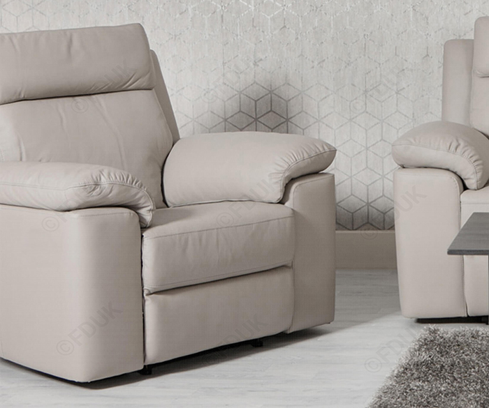 Enzo Leather Armchair - Click Image to Close