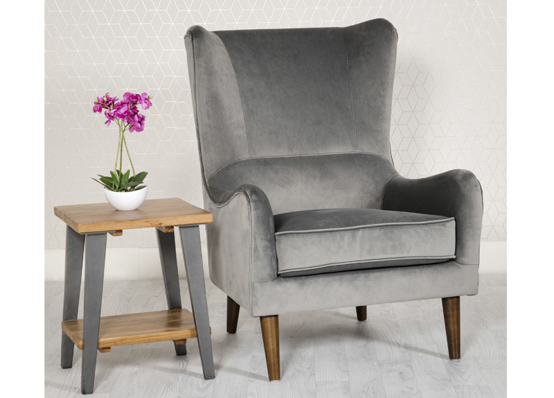 Freya Velvet Accent Chair