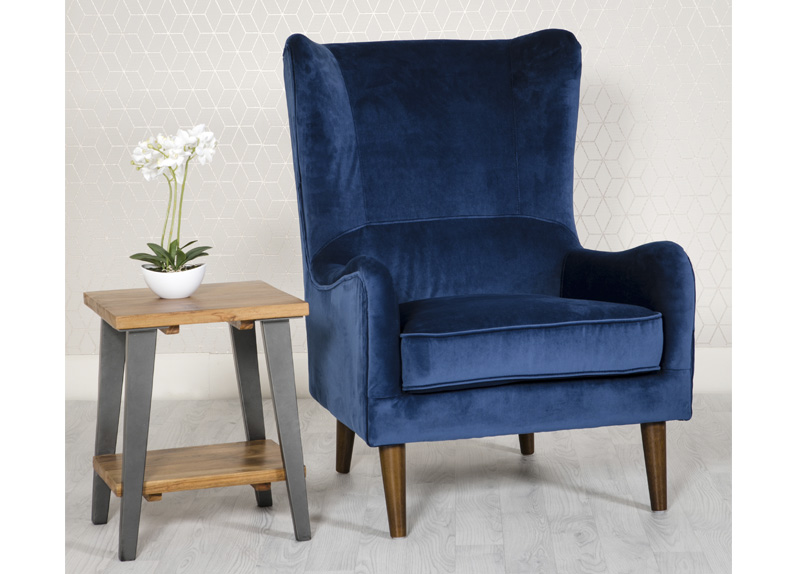 Freya Velvet Accent Chair