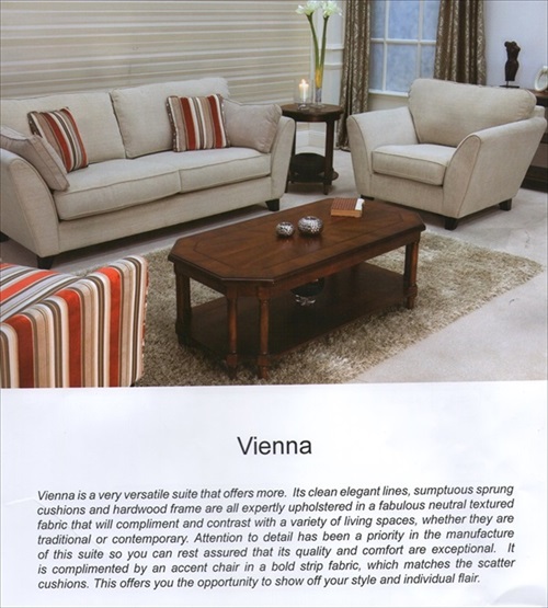 Vienna Range of Chairs & Settees From