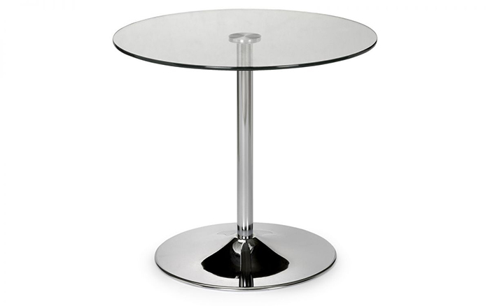 Kudos Glass Pedestal Table - Click Image to Close