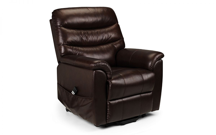 Pullman Leather Rise & Recline Chair - Click Image to Close